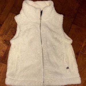Tommy Hilfiger White Fleece Vest